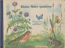 Kleine maler spazieren text - maler,