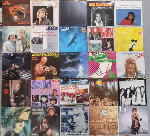 25x vinyl rock pop - vinyl, rock/pop/weitere