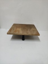 TRESPOLO PER SCULTURA E DECORAZIONI IN LEGNO BASE ROTANTE 34X34 CM