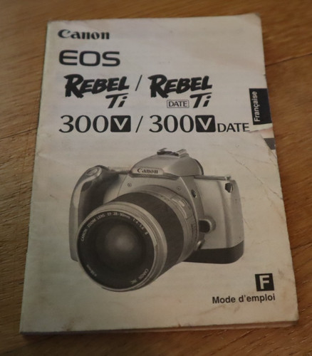 Canon eos 300v french manual - 300v,