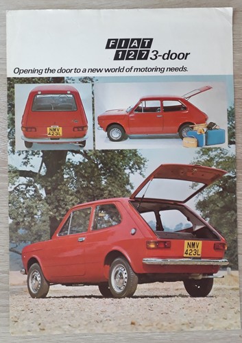 Fiat 127 900 - porte, depliant