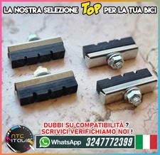 2 coppie Pattini Gomma e Zinco