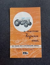 TRATTORE FERGUSON TE F 20 + ATTREZZATURE brochure originale 1956