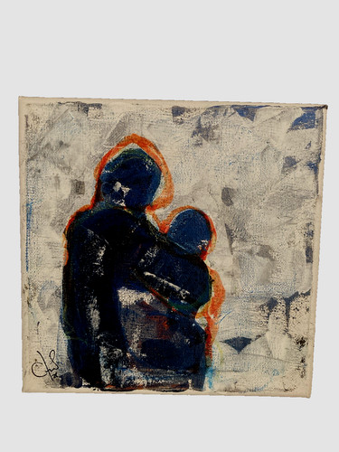 Quadro astratto acrilico