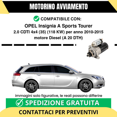 Motorino avviamento opel - avviamento,