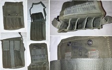 RARO TASCAPANE PORTACARICATORI DEL MITRA MAT  MARCATO 4 - 62 - GUERRA D'ALGERIA