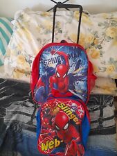 Zaino Con Trolley  Uomo Ragno + Zainetto