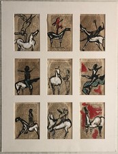  9  Disegni a china  e tempera  11x16  - NC1976
