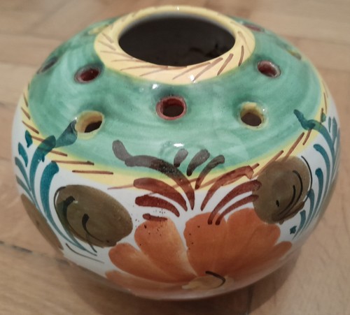 Vaso circolare deruta - vaso,