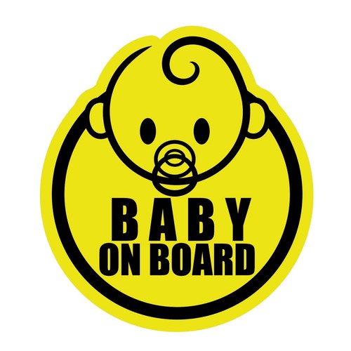 Adesivo bebe bordo - baby, on