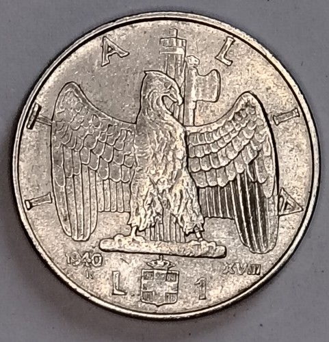 Regno italia lira 1940 - regno, d'italia