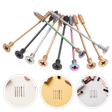  10 pezzi orecchini lunghi in