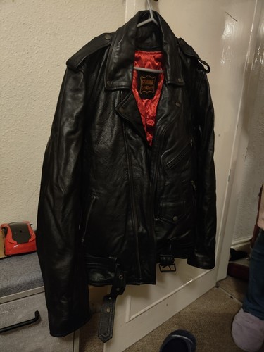 Giacca pelle moto motociclista