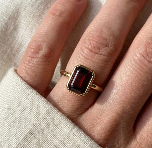 Anello artigianale solitario - anello,