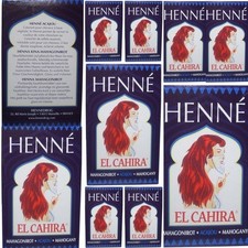 10 Boites Henné Acajou El