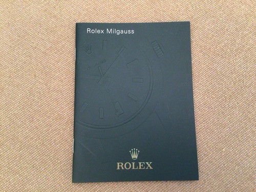 Libretto booklet rolex - booklet,