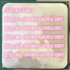 AMD FX-8300 FX-8310 FX-8320