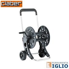 Carrello Avvolgitubo Acqua CLABER AQUAVIVA 60 per Tubo Irrigazione da Giardino