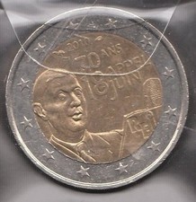 E299 Moneta Coin FRANCIA: 2 euro 2010 Commemorativo 70 Ans Appel 18 Juin FDC