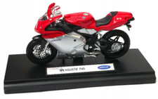 MV AGUSTA  F4S  WELLY   scala 1:18 , moto motocicletta MODELLINO
