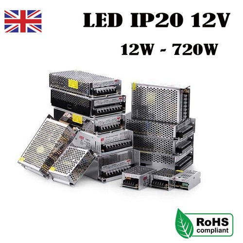 Trasformatore led 12v volt 12w - trasformatore,