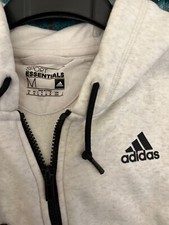 felpa adidas unisex nuova con cappuccio e chiusura a Zip senza nessun usura