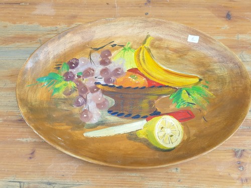Piatto decorativo dipinto - , a