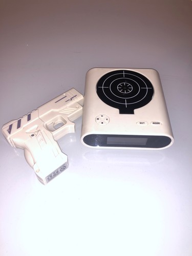 Sveglia bersaglio con pistola - sveglia,