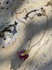 Collana In Acciaio Con Rosa