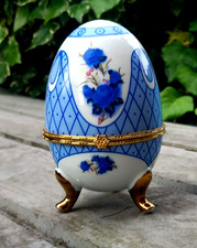Large 5" LIMOGES Porcelain EGG