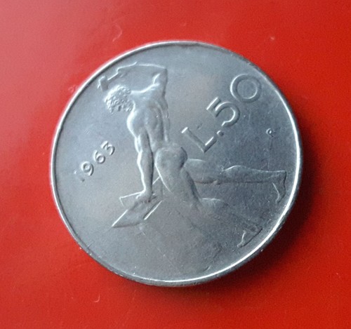 100 lire 1963 - 100,