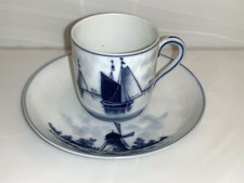 Tazza e piattino vintage Delfh