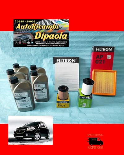 Kit tagliando sx4 fiat sedici - kit,