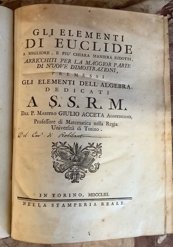 Euclide elementi accetta 1753 - euclide,