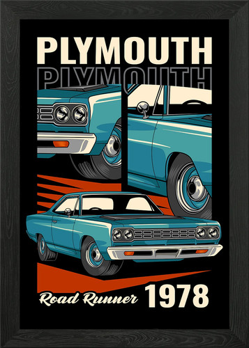 Classic duster muscle car - muscle,