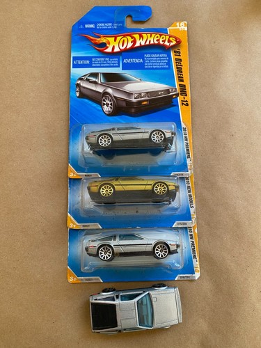 Lotto hot wheels - wheels, delorean