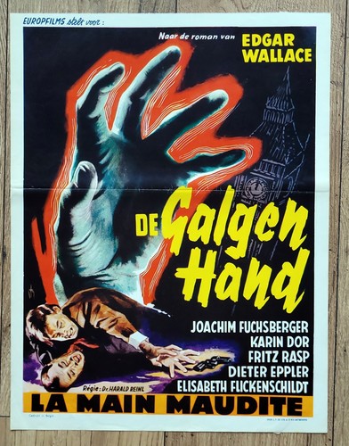 Belgian poster die - poster, des