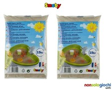 SABBIA igenizzata 15 kg sabbiera  -2 SACCHI-  7600031000 Smoby -nuovo-Italia