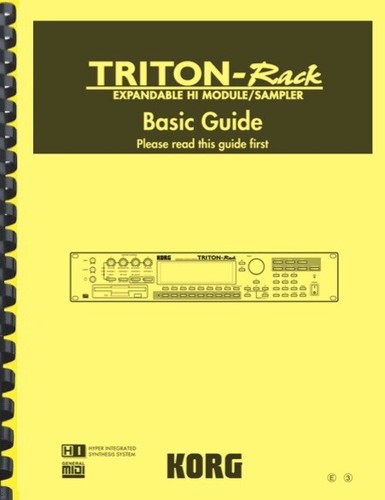 Korg triton rack - triton,
