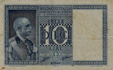 - REGNO D'ITALIA LIRE DIECI -