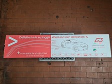 DEFLETTORI PIOGGIA ANTIVENTO per FIAT NUOVA Panda