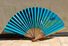 Quadro Ventaglio vintage con fiori- ottimo stato cm 75x83