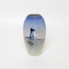 VASO PORCELLANA ROYAL COPENHAGEN BING&GRONDAHL "Mulino Olandese" CM 19