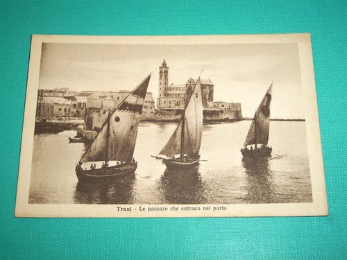 Cartolina trani le - trani,
