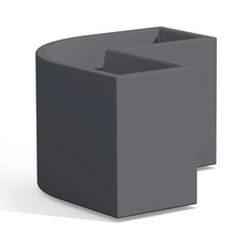 Fioriera curva vaso angolare - curva,