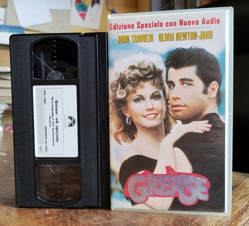 Grease john travolta - grease, vhs