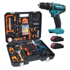 Trapano Avvitatore Doppia Batteria 21V Ricaricabile Valigietta Utensili Inclusi
