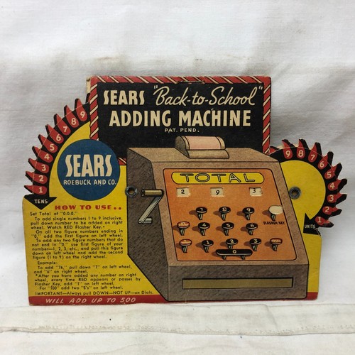 Sears back school macchina - back, to