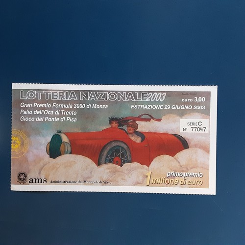Biglietto lotteria gran premio - biglietto,