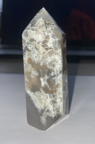 Moss blossom agate crystal - blossom,